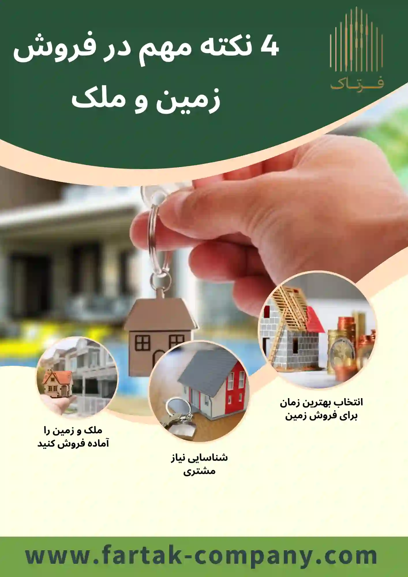 چهار نکته مهم در فروش زمین و ملک